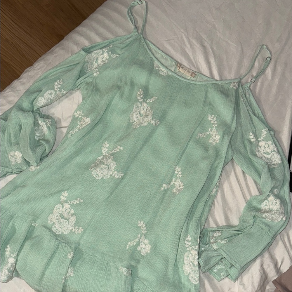 Altrd State Mint Green Floral Women's Top